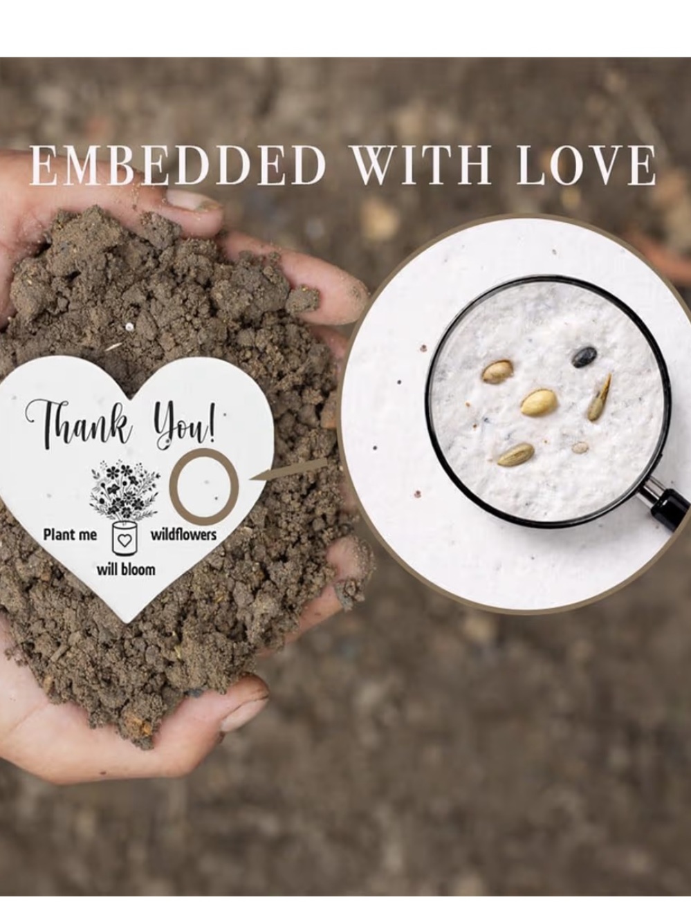 10ct plantable thank you card/gifts - Picture 3 of 3